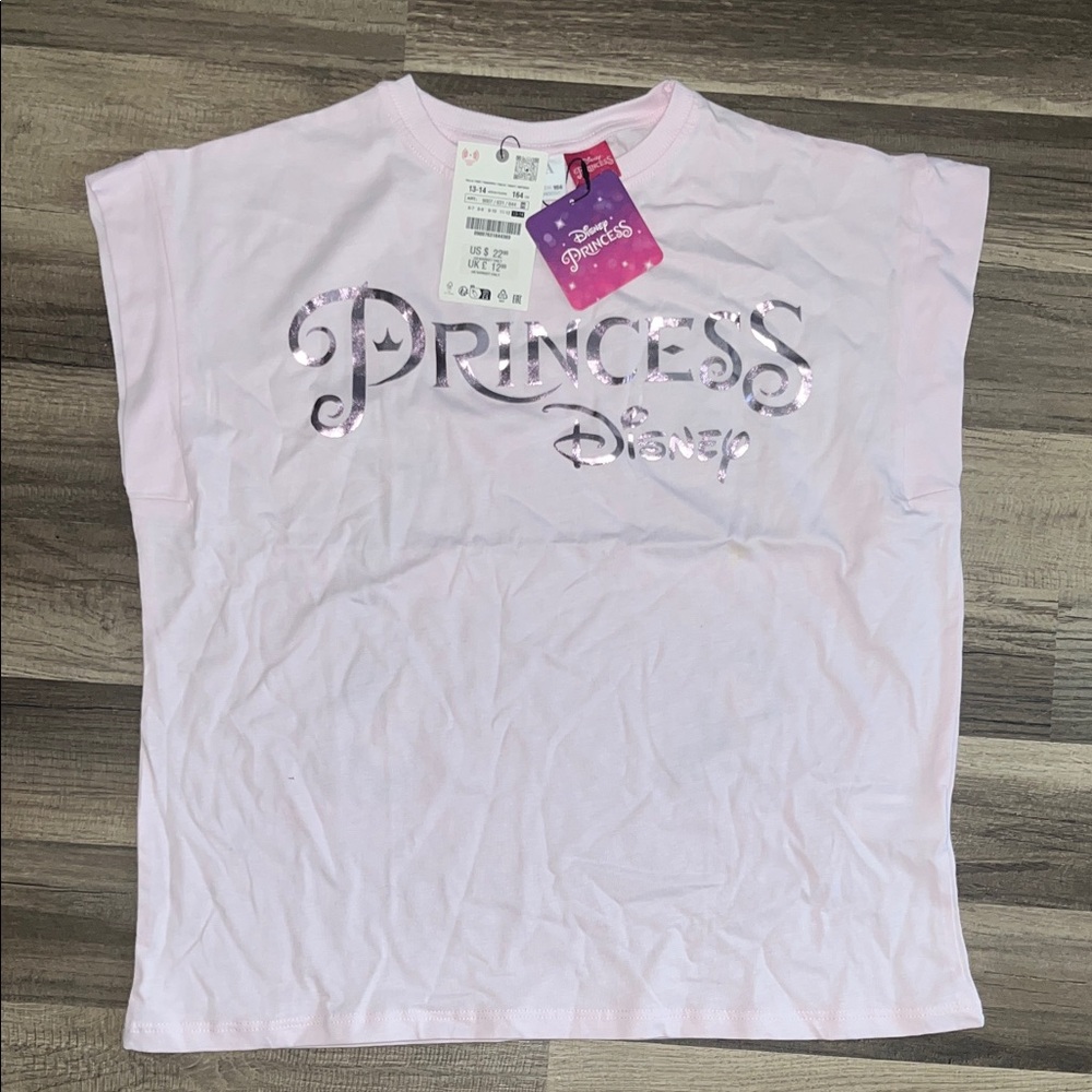 Disney Princess Light Pink Short Sleeve Tee